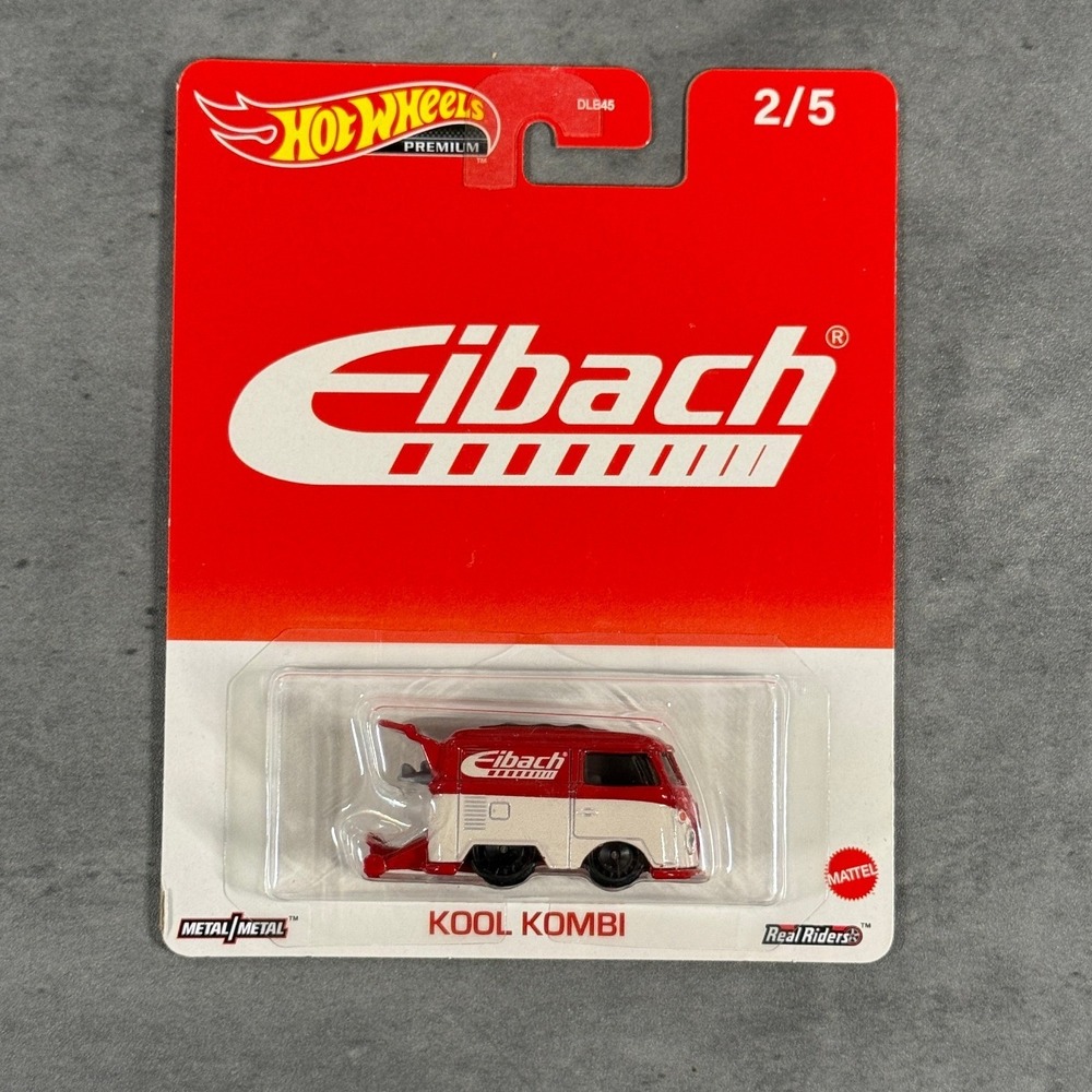 Hot Wheels Kool Kombi Red White Eibach Premium Real Riders 2/5 Diecast NEW